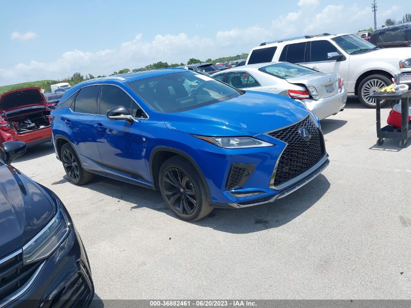 2T2SGMDA1MC062285 LEXUS RX RX 450H F SPORT 2021