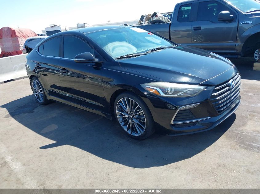 2017 HYUNDAI ELANTRA SPORT - KMHD04LB1HU364773