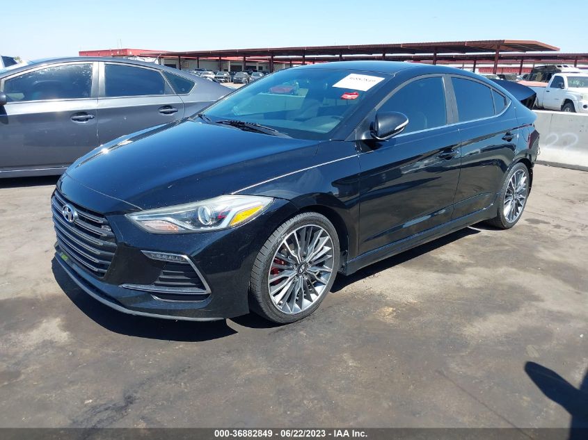 2017 HYUNDAI ELANTRA SPORT - KMHD04LB1HU364773
