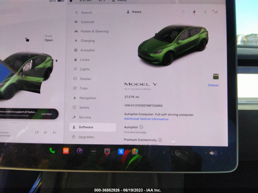 2021 TESLA MODEL Y - 5YJYGDED1MF132662