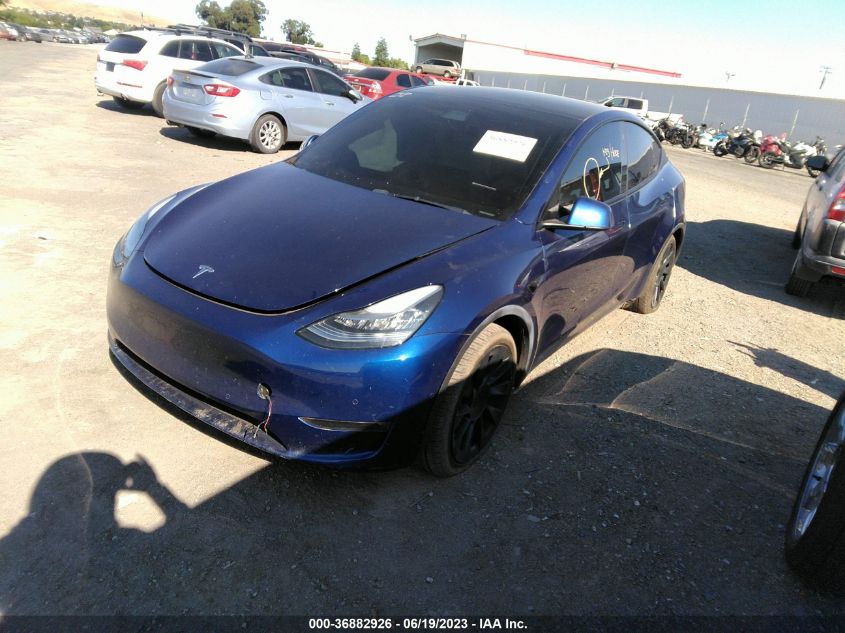 2021 TESLA MODEL Y - 5YJYGDED1MF132662