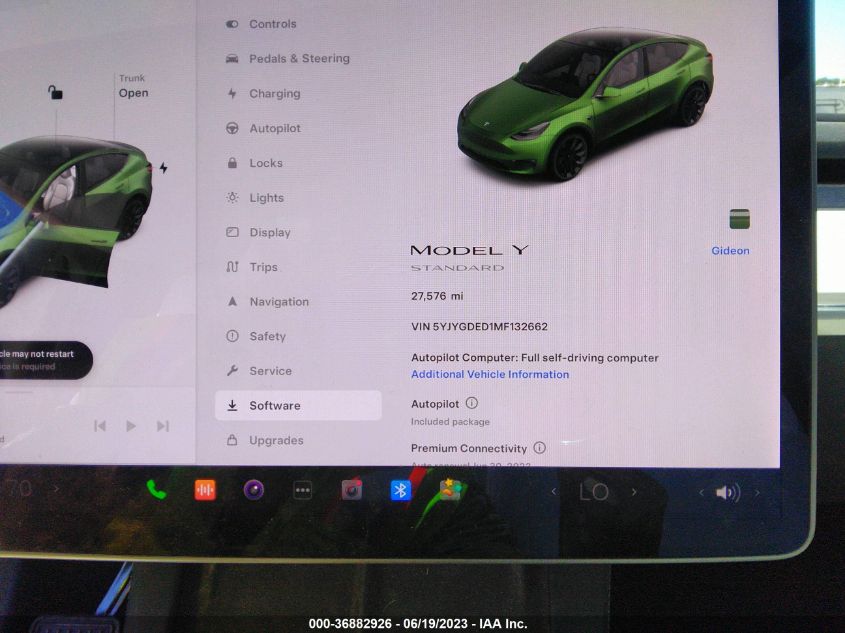 2021 TESLA MODEL Y - 5YJYGDED1MF132662
