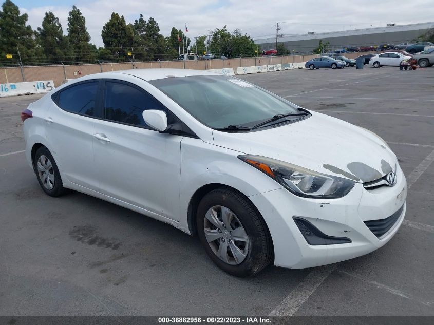 2016 HYUNDAI ELANTRA SE - 5NPDH4AE9GH694616