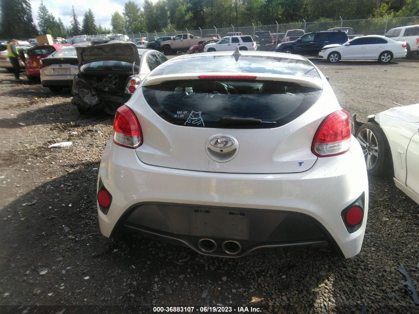 2016 HYUNDAI VELOSTER TURBO - KMHTC6AE4GU262748