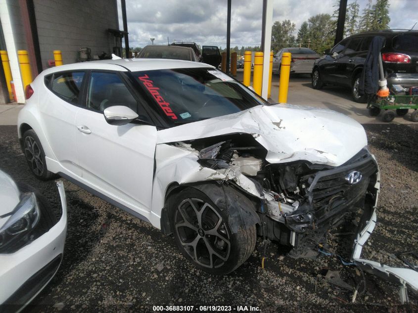 2016 HYUNDAI VELOSTER TURBO - KMHTC6AE4GU262748