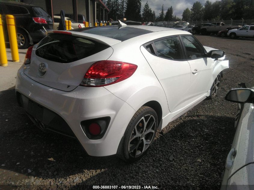 2016 HYUNDAI VELOSTER TURBO - KMHTC6AE4GU262748