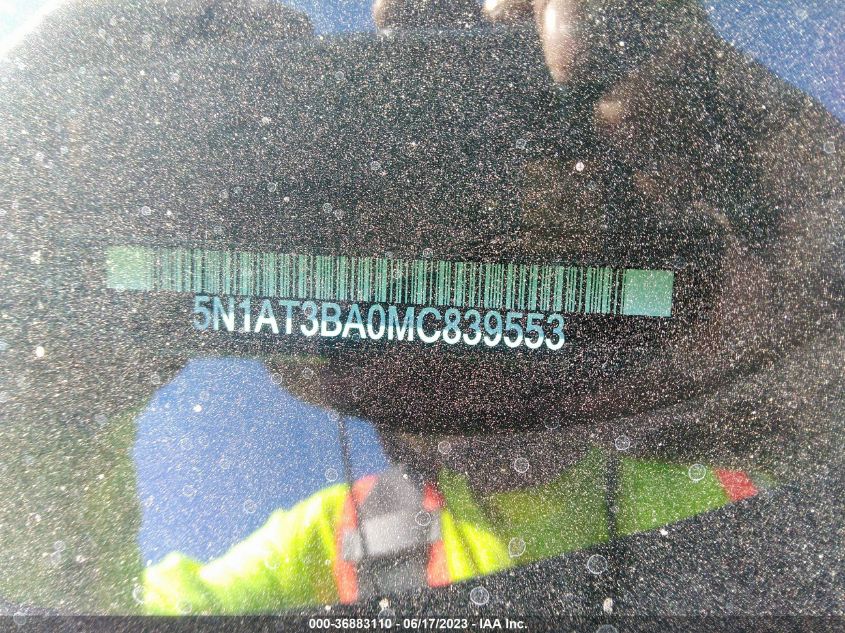2021 NISSAN ROGUE SV - 5N1AT3BA0MC839553