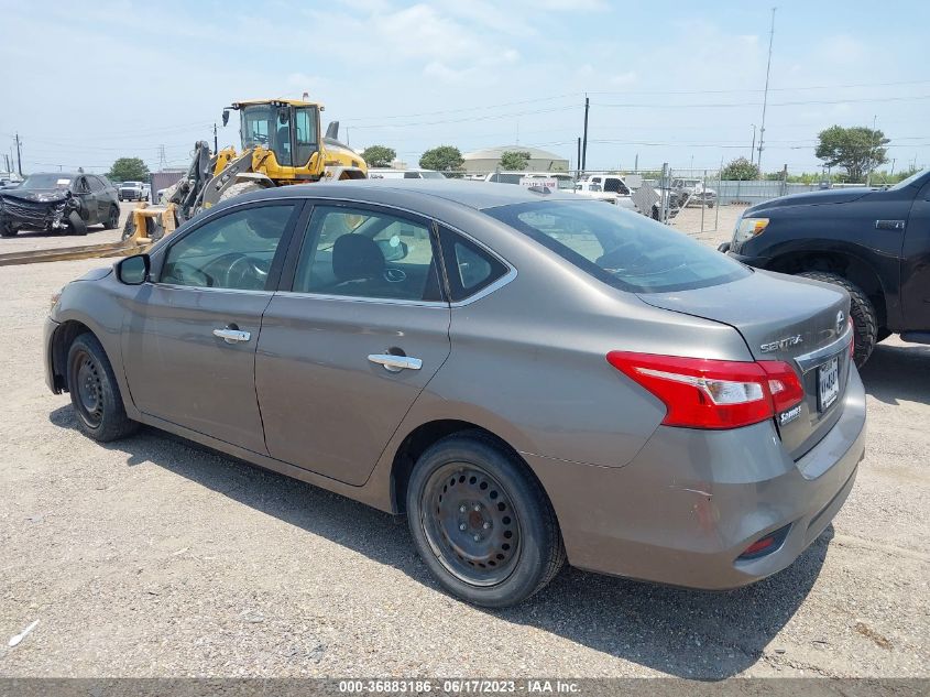2016 NISSAN SENTRA SR/SL/S/SV/FE+ S - 3N1AB7AP3GL651948