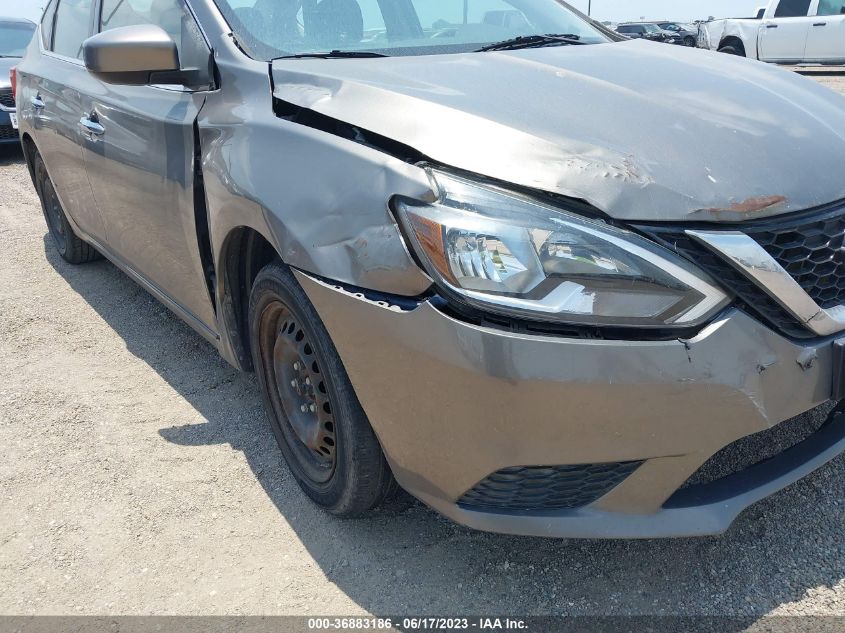 2016 NISSAN SENTRA SR/SL/S/SV/FE+ S - 3N1AB7AP3GL651948