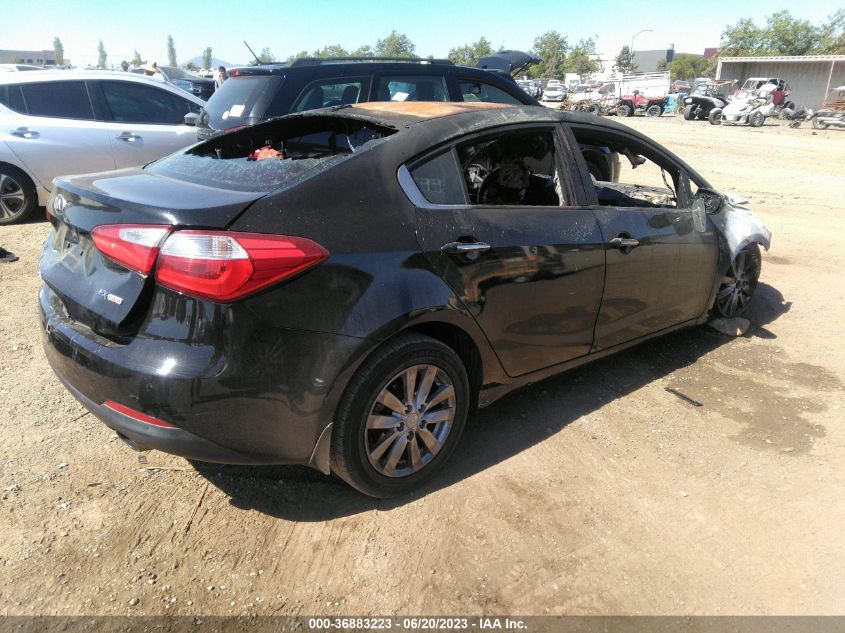 2014 KIA FORTE EX - KNAFX4A80E5108143