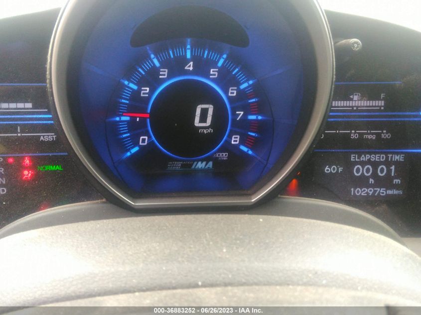 2013 HONDA CR-Z - JHMZF1D46DS003633