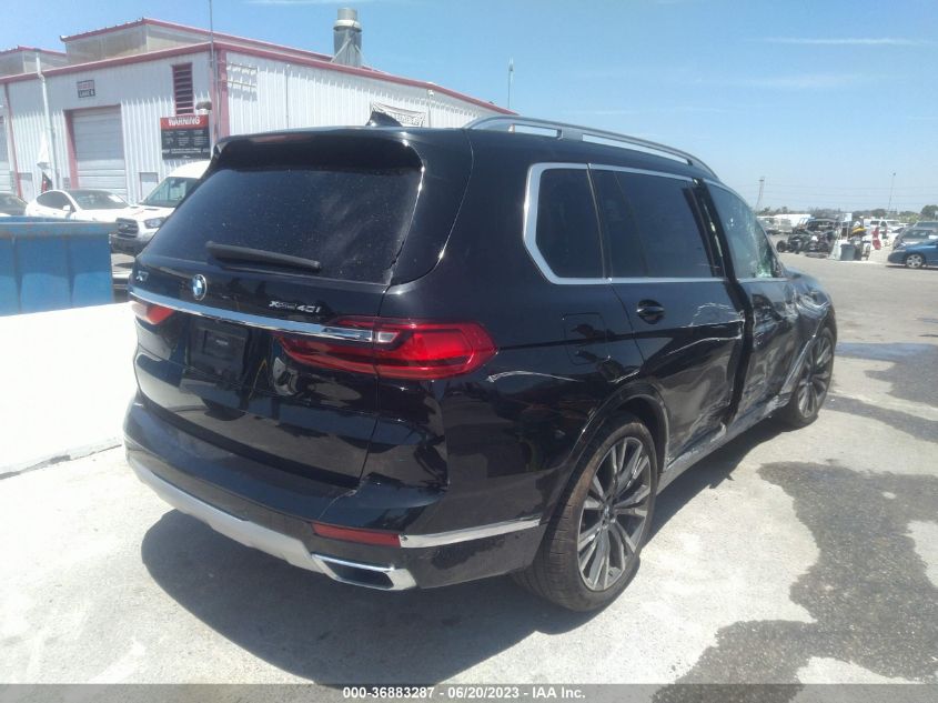 2020 BMW X7 XDRIVE40I - 5UXCW2C06L9B13214