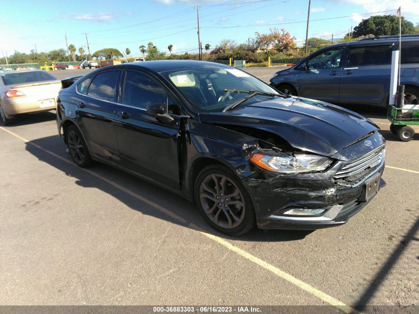 2018 FORD FUSION SE - 3FA6P0H74JR186267