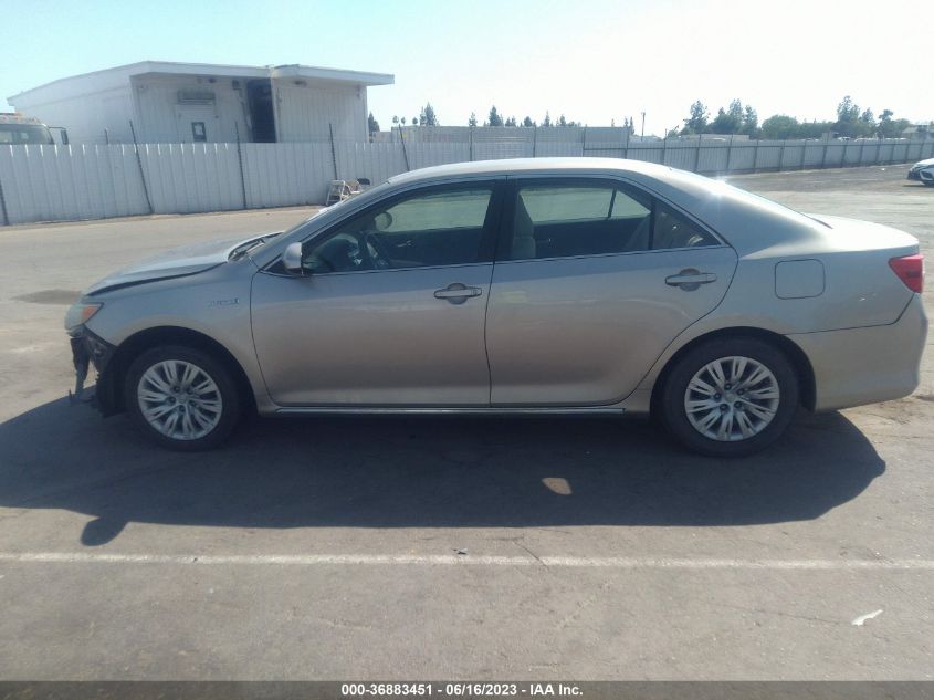 2013 TOYOTA CAMRY HYBRID LE/XLE - 4T1BD1FK3DU095188
