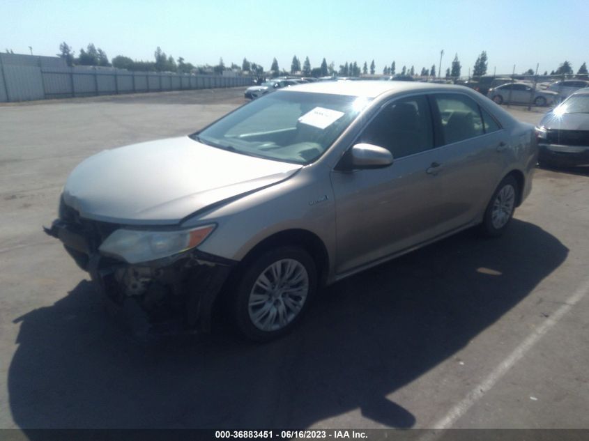 2013 TOYOTA CAMRY HYBRID LE/XLE - 4T1BD1FK3DU095188