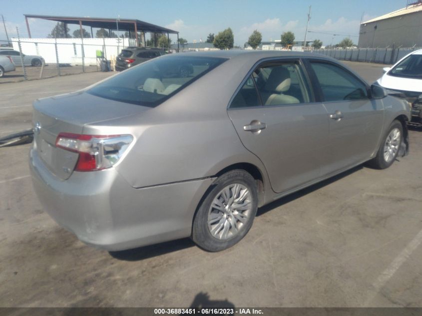 2013 TOYOTA CAMRY HYBRID LE/XLE - 4T1BD1FK3DU095188