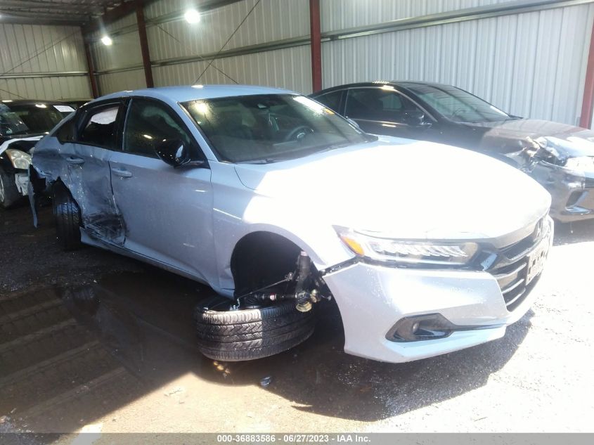2021 HONDA ACCORD SEDAN SPORT - 1HGCV1F34MA021473
