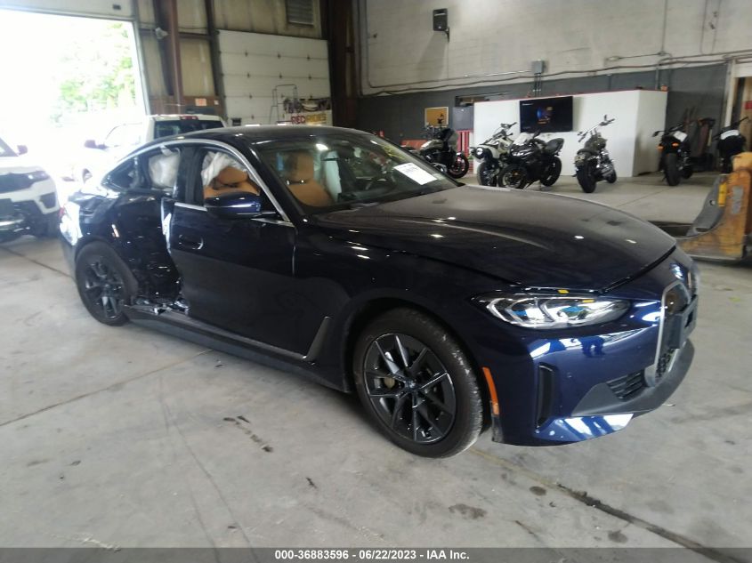 2022 BMW I4 EDRIVE40 - WBY73AW04NFN22510