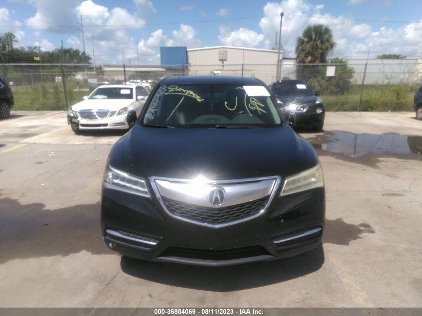 2014 ACURA MDX - 5FRYD4H21EB008135