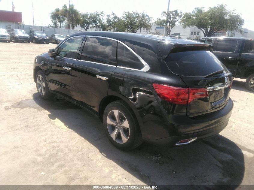 2014 ACURA MDX - 5FRYD4H21EB008135