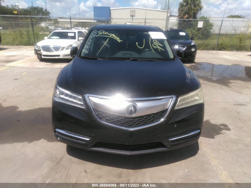 2014 ACURA MDX - 5FRYD4H21EB008135