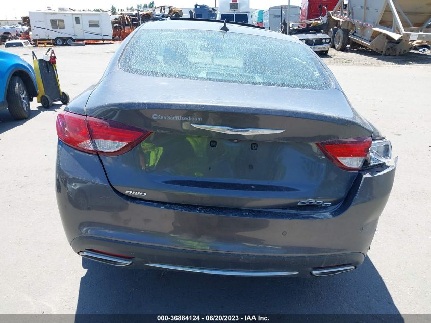 2015 CHRYSLER 200 C - 1C3CCCEG0FN553615