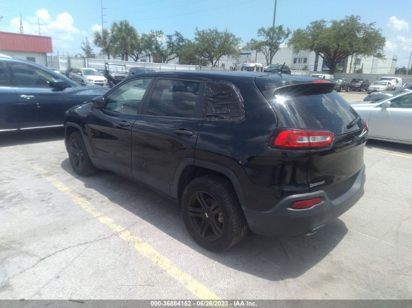 2017 JEEP CHEROKEE SPORT - 1C4PJLAB3HW508467