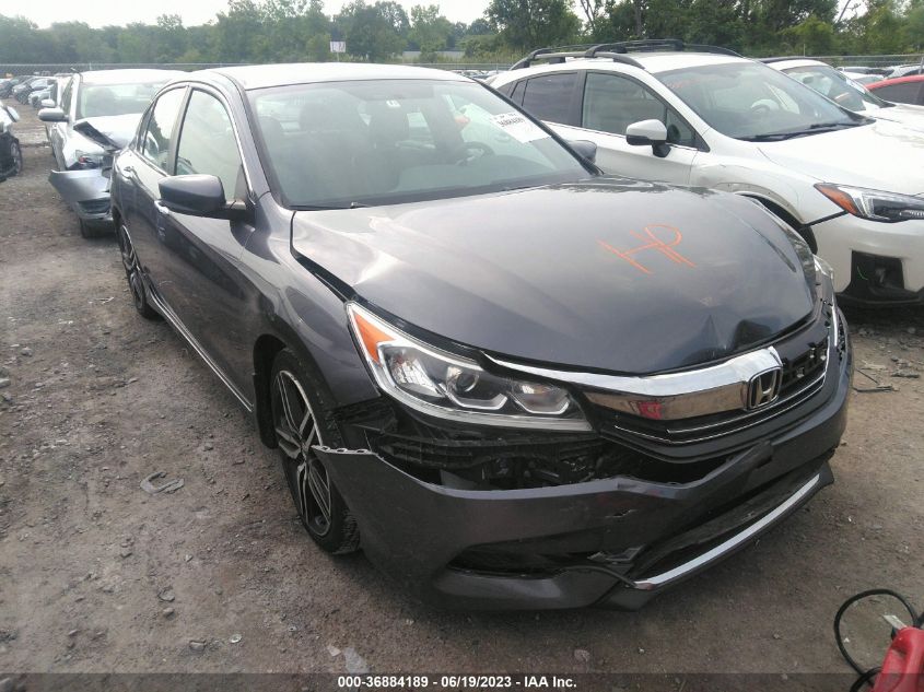 2017 HONDA ACCORD SEDAN SPORT SE - 1HGCR2F17HA249532