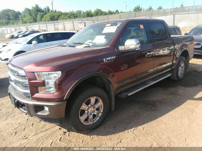 2015 FORD F-150 LARIAT - 1FTEW1EF2FFB97928