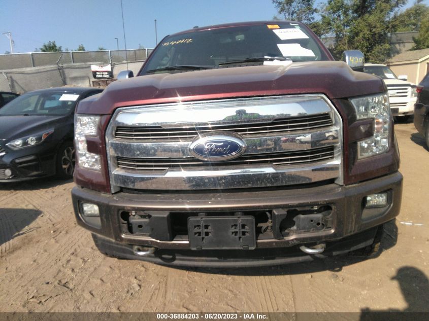 2015 FORD F-150 LARIAT - 1FTEW1EF2FFB97928