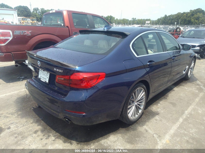 VIN WBAJA5C56KWW09046 2019 BMW 5 SERIES 530I