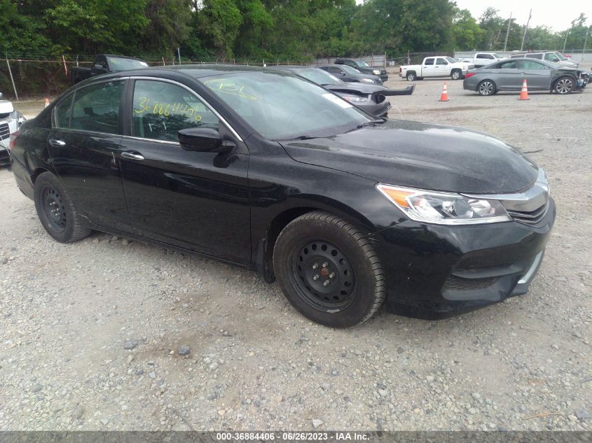 2016 HONDA ACCORD SEDAN LX - 1HGCR2F35GA016104