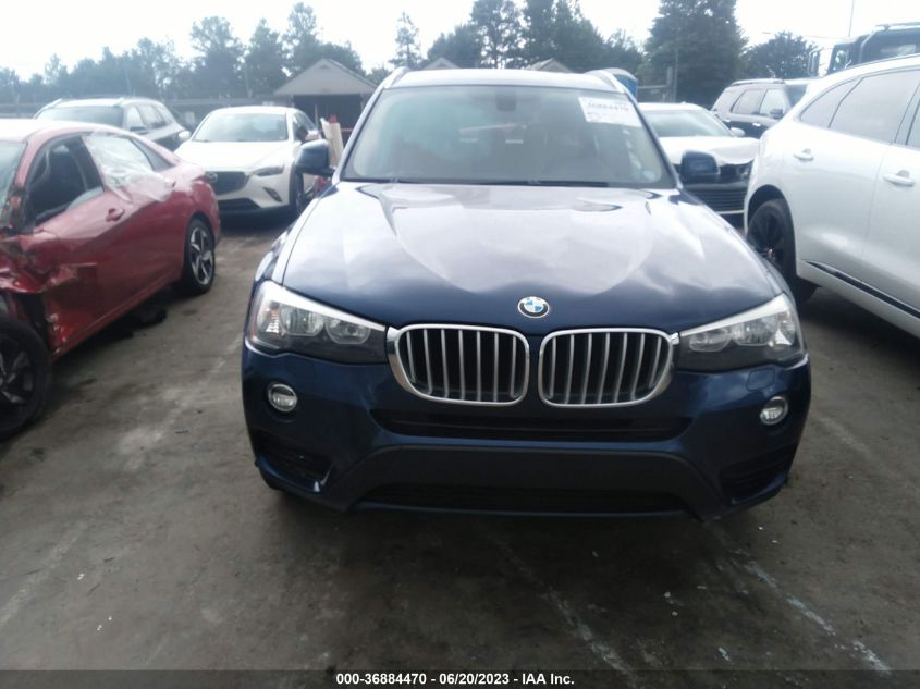 2017 BMW X3 SDRIVE28I - 5UXWZ7C35H0X39065