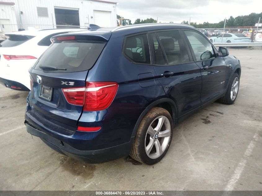 5UXWZ7C35H0X39065 2017 BMW X3, photo no. 4