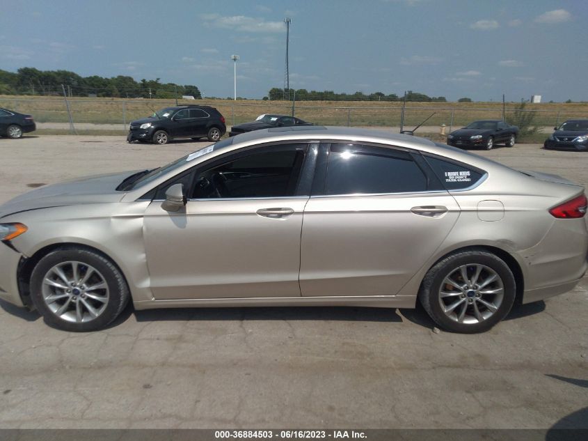 2017 FORD FUSION SE - 3FA6P0H7XHR185893