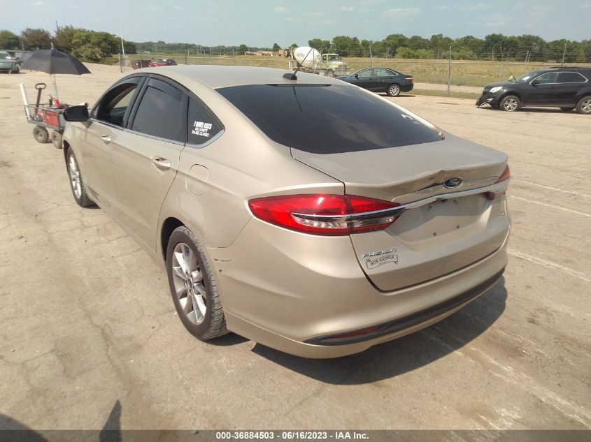 2017 FORD FUSION SE - 3FA6P0H7XHR185893