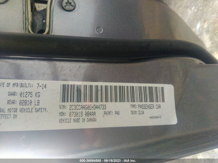 2014 CHRYSLER 300 UPTOWN EDITION - 2C3CCAAG0EH344733