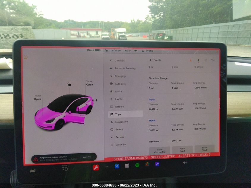 2021 TESLA MODEL 3 STANDARD RANGE PLUS - 5YJ3E1EA3MF854073