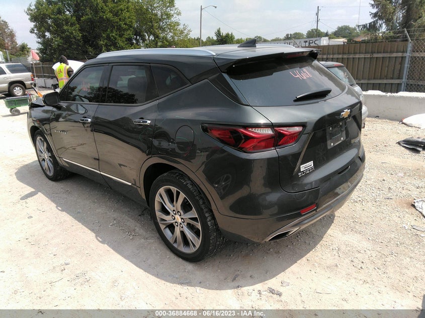 VIN 3GNKBFRS0KS570688 2019 CHEVROLET BLAZER PREMIER