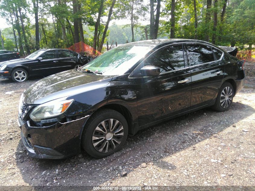 2016 NISSAN SENTRA S/SV/SR/SL - 3N1AB7AP1GY270649