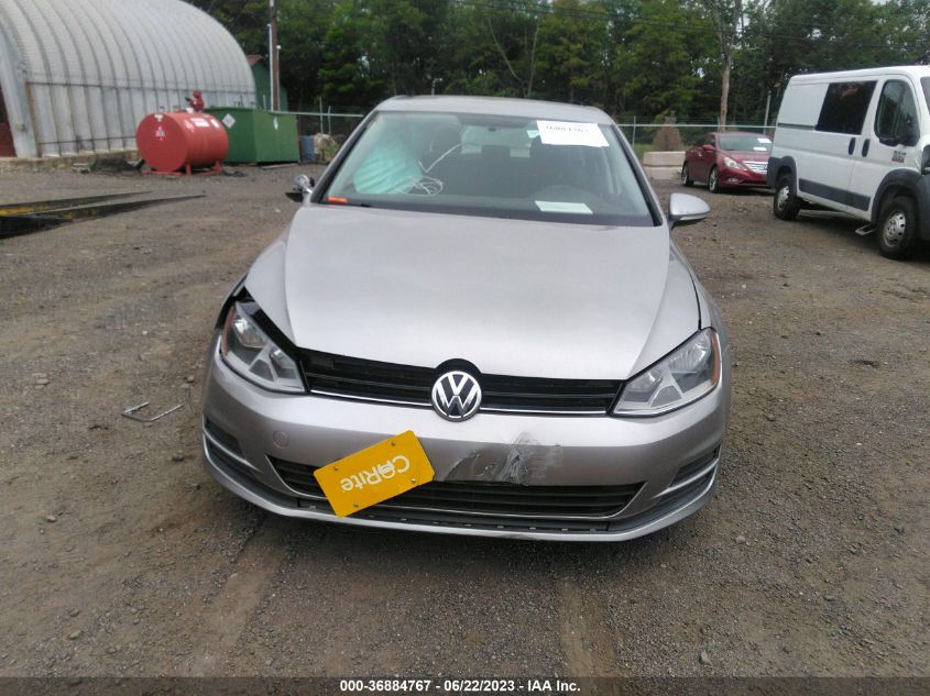 2017 VOLKSWAGEN GOLF S - 3VW217AU9HM035805