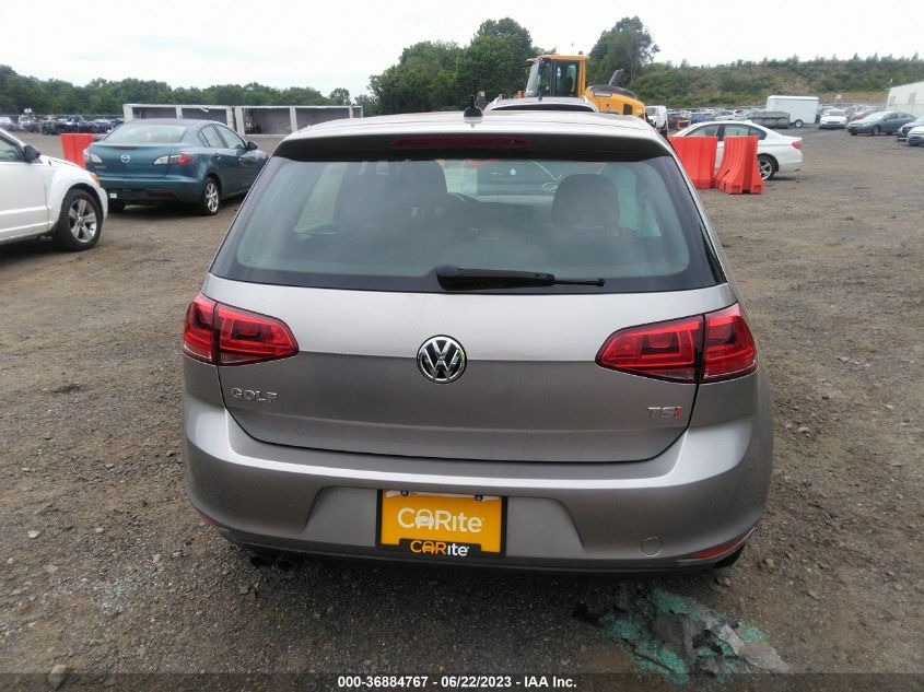 2017 VOLKSWAGEN GOLF S - 3VW217AU9HM035805