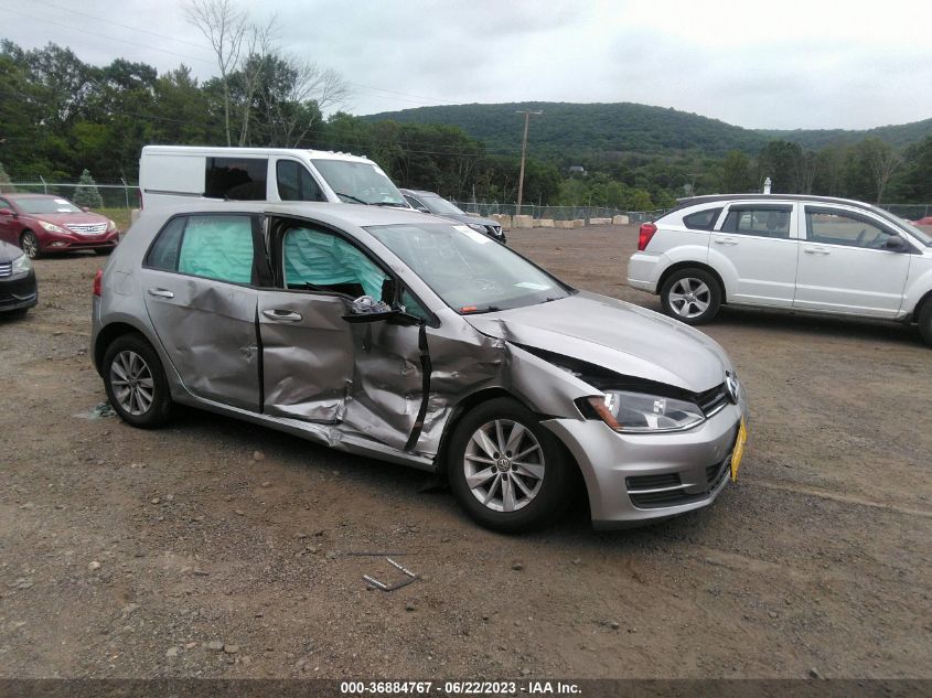 2017 VOLKSWAGEN GOLF S - 3VW217AU9HM035805