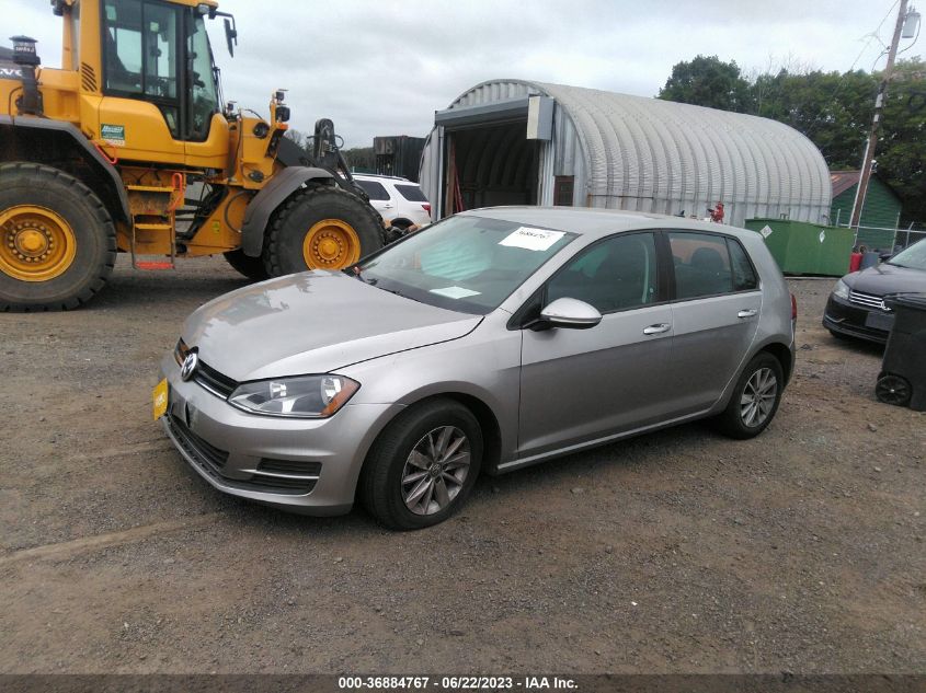 2017 VOLKSWAGEN GOLF S - 3VW217AU9HM035805