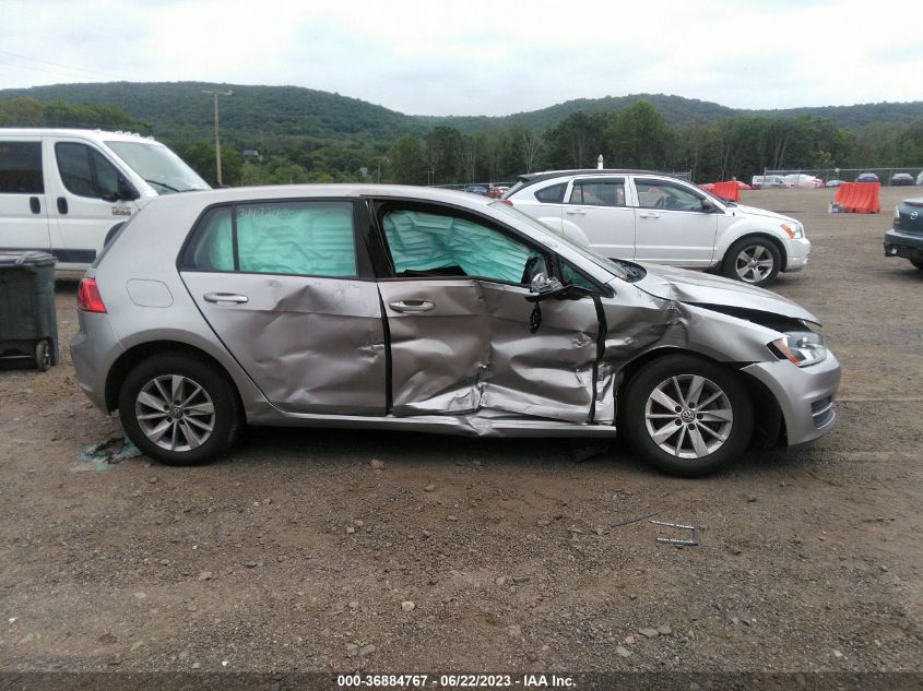 2017 VOLKSWAGEN GOLF S - 3VW217AU9HM035805