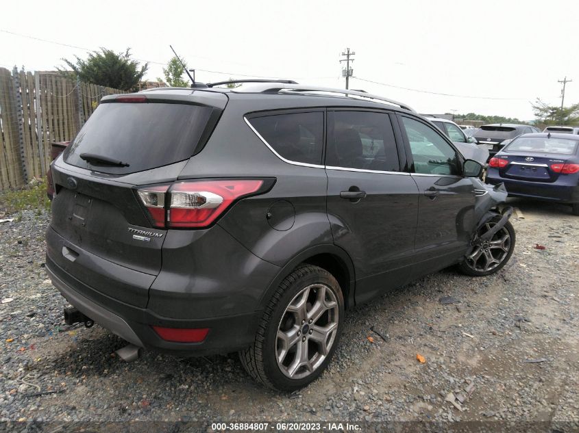 2017 FORD ESCAPE TITANIUM - 1FMCU9J92HUB94484