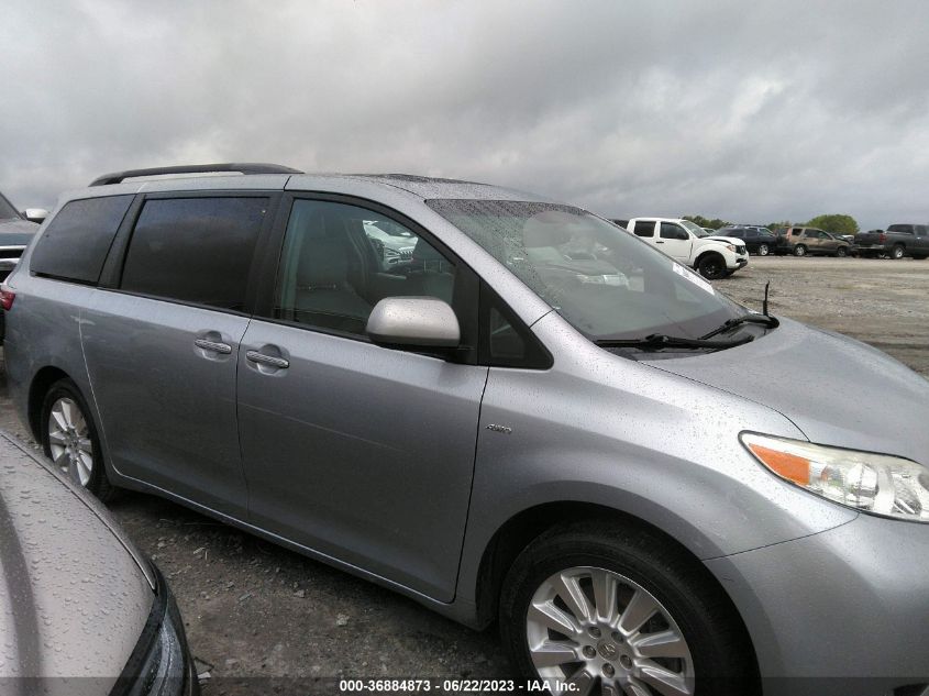 2016 TOYOTA SIENNA LTD/XLE/XLE PREMIUM - 5TDDK3DC8GS142234