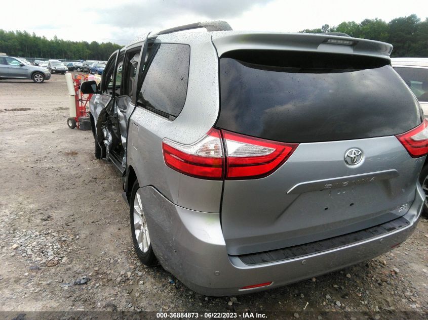 2016 TOYOTA SIENNA LTD/XLE/XLE PREMIUM - 5TDDK3DC8GS142234