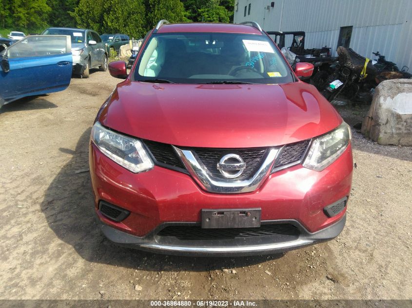 2016 NISSAN ROGUE S/SL/SV - KNMAT2MV3GP667689