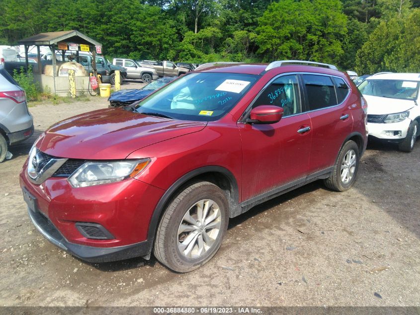 2016 NISSAN ROGUE S/SL/SV - KNMAT2MV3GP667689